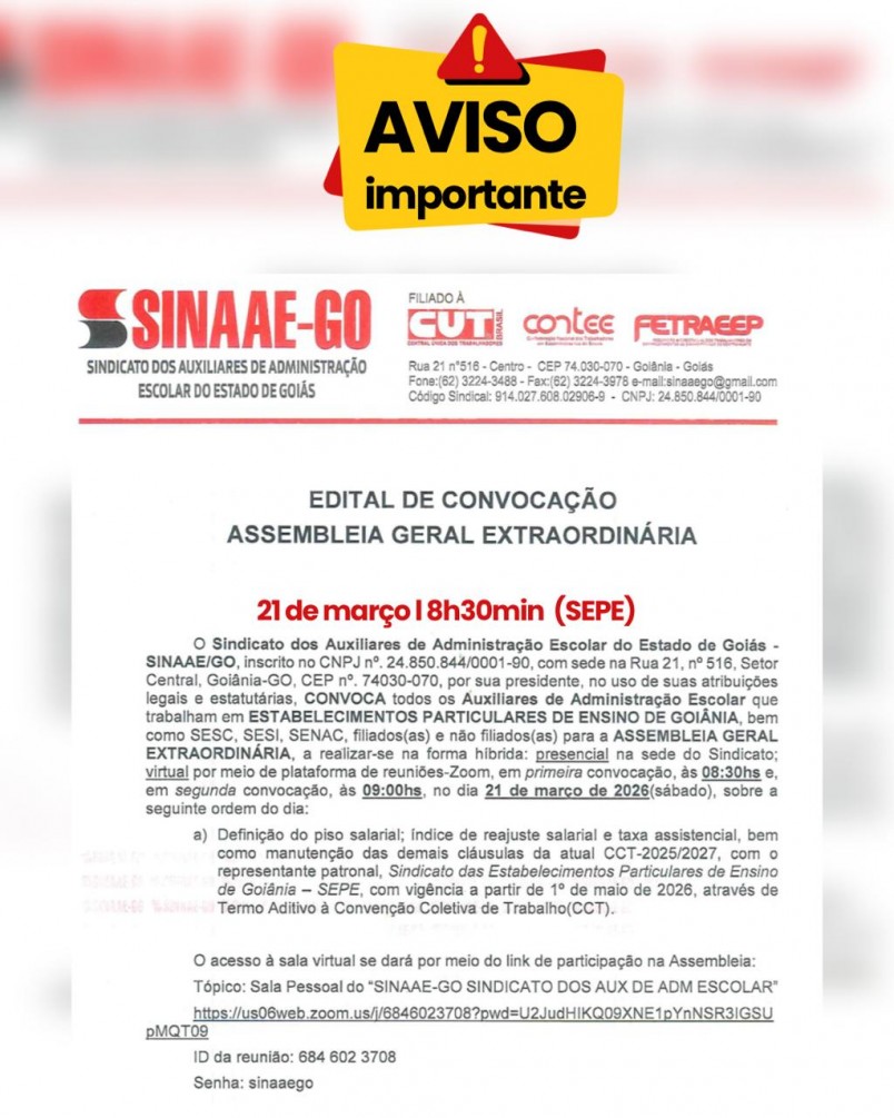 Edital de Convocação